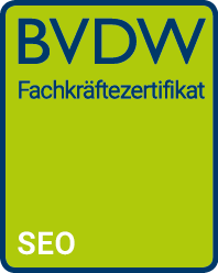 BVDW SEO Fachkräftezertifikat BVDW SEO Fachkräftezertifikat
