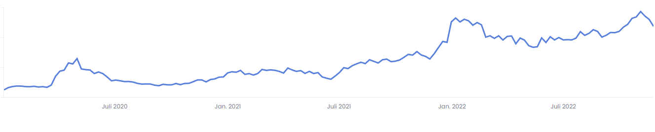 Besucher aus der organischen Suche für edogs.de mit experics