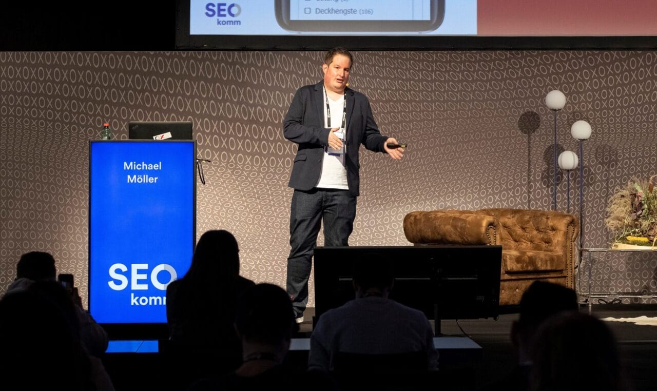Michael Möller auf der SEOkomm 2022 Michael Möller auf der SEOkomm 2022