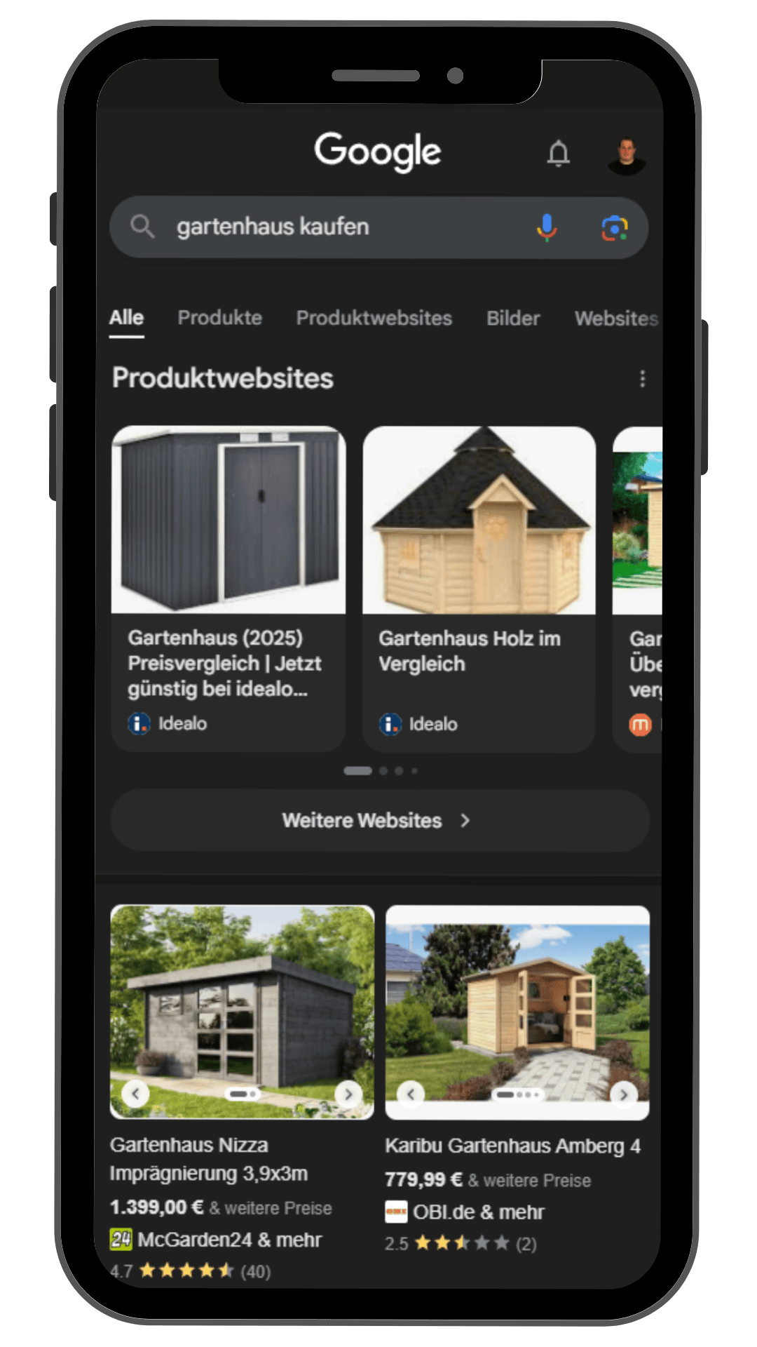 Product Grids SERP Screenshot Product Grids SERP Screenshot