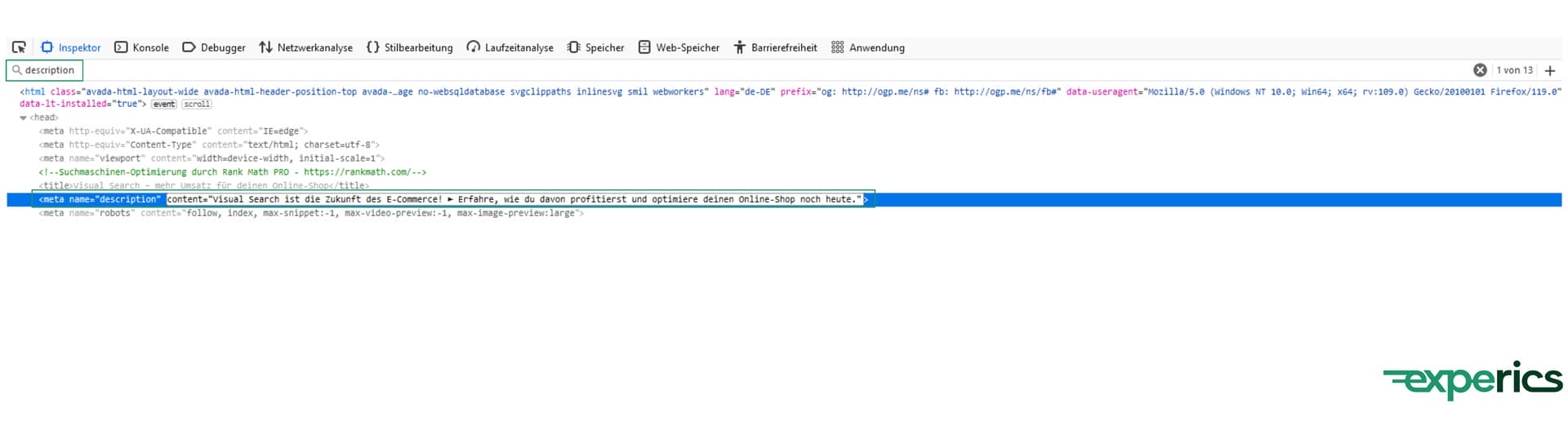 Die Meta-Description soll einen Spannungsbogen aufbauen, damit Nutzer auf den Link deines Online-Shops klicken.