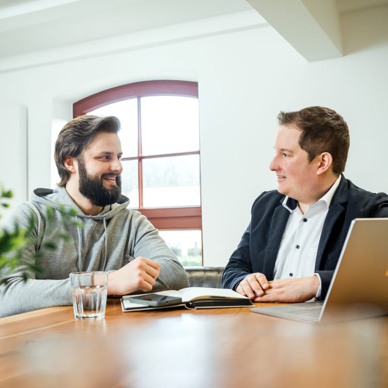 SEO Audit Besprechung mit experics und Michael Möller