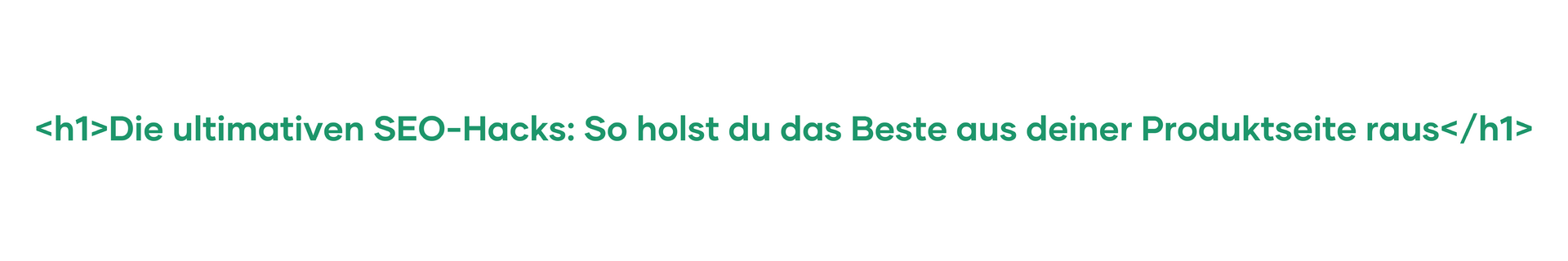 Dies ist ein Beispiel für eine h1-Überschrift.